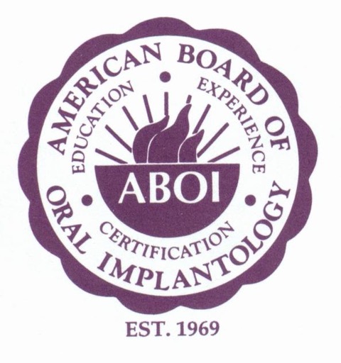 American Board of Oral Implantology Diplomate seal